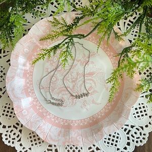 Olive branch necklace sterling silver